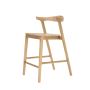 BALI TEAK COLLECTIVE - VENTII COUNTER STOOL – WOOD SEAT BALI TEAK COLLECTIVE - VENTII COUNTER STOOL – WOOD SEAT