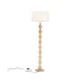 BALI TEAK COLLECTIVE - PLURU STANDING WOODEN LAMP