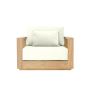 BALI TEAK COLLECTIVE - UBUD 1-SEATER SOFA W/ QUICK DRY FOAM