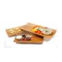 BALI TEAK COLLECTIVE - TEAK WOOD SNACK SERVING TRAY SET