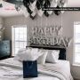 🎈 Black, Silver & White Birthday Decor in Dubai! 🎈