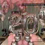 🎉 Pink and Silver Theme Birthday Decor in Dubai! 🎉 🎉 Pink and Silver Theme Birthday Decor in Dubai! 🎉