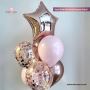 🎈 Rose Gold Balloons Bouquet in Dubai! 🎈