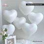 🎈 White Heart Foil Balloons in Dubai! 🎈
