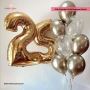 🎈 25th Number Gold Bouquet in Dubai! 🎈 🎈 25th Number Gold Bouquet in Dubai! 🎈