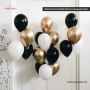 π Black, Gold, and White Balloons Bouquet in Dubai! π π Black, Gold, and White Balloons Bouquet in Dubai! π