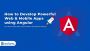 #1 Angularjs native app development services