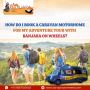 How do I book a caravan motorhome for my adventure tour