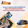 Book a Caravan on Rent for Weddings Party and adventure Tour