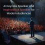 AI Keynote Speaker and Inspirational Speaker for Modern Audi