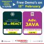 UI with React & Advance  Java Online Training 