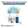 Bulk PDF Signing Software