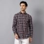 Maroon Check Shirt - Stylish Men's Casual Wear