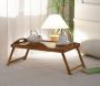Classic Wooden Laptop Stand with Drawer Storage
