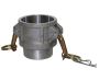2" Aluminum Camlock Coupler | Female to Male NPT Connector