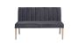 Solid White Oak Sofa with Padded Seats – Rustic & Versatile 
