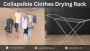 Premium Collapsible Clothes Drying Rack – Space-Saving & Dur