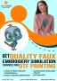 Get Quality Faux Embroidery Simulation Services For DTF Prin