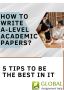 How to Write A-level Academic Research Paper?
