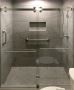 Frameless shower door repair Frameless shower door repair
