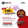 Get 500 OFF on our Cockroach Control Service for 2BHK | 3BHK