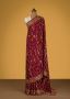Timeless petit point sarees made with fine hand stitching at
