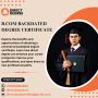 B.Com M.Com Back Dated Degree Certificate