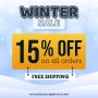 Winter Steals: 15% Off Sitewide + Free Shipping