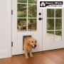 Give Pets Freedom With French Doors and Dog Door Combo