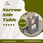 Narrow Side Table for Living Room – Stylish & Space-Saving