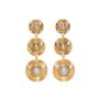 LEWIS SEGAL TRIPLE CIRCLE DROP EARRINGS MAPEI PEARLS LEWIS SEGAL TRIPLE CIRCLE DROP EARRINGS MAPEI PEARLS