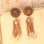 LEWIS SEGAL Vintage Pearl Wind Chime Tassel Earrings LEWIS SEGAL Vintage Pearl Wind Chime Tassel Earrings