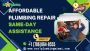Affordable Plumbing Repair – Same-Day Assistance!