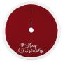 Ecrue | Merry Christmas Embroidered Tree Skirt 56'' Round
