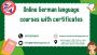 Online German language courses with certificates