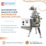 Top Quality Biofermenter Machine Manufacturer Suppliers
