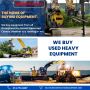 Who Buys Heavy Construction Equipment Machinery