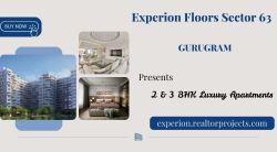 Experion Floors Sector 63 Gurugram - Your Comfort Zone