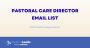 Pastoral Directors Email List – GDPR Safe & Segmented