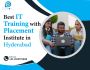 Best IT Training with Placement Institute in Hyderabad 