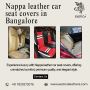 Nappa leather car seat covers in Bangalore | Artificial leat