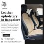 Leather upholstery in Bangalore | Leather car seat covers