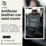 Artificial leather car seat cover | Leather upholstery