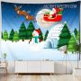 Buy Amazing Tapestry Of Santa Riding Sleigh Holiday Decorati