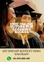 Hire professional tutors and experts for university assessme