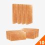 Himalayan Salt Tiles 8" x 4" x 1" - Pack 10