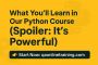 What You’ll Learn in Our Python Course (Spoiler: It’s Powerf