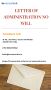 Letter of Administration with No Will – Trusted Service by I