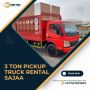 🚚 3 Ton Pickup Truck Rental in Sajaa!