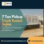 🚚 7 Ton Pickup Truck Rental in Sajaa!